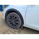 Накладки на арки (8 шт, чорні) SW, ABS - пластик для Renault Megane III 2009-2016 рр
