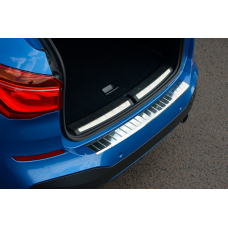 Накладка на задний бампер OmsaLine (нержавейка) для BMW X1 F48 2015-2022 гг