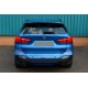 Накладка на задний бампер OmsaLine (нержавейка) для BMW X1 F48 2015-2022 гг
