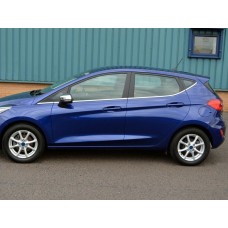 Нижня окантовка вікон (8 шт, нерж) для Ford Fiesta 2017- рр