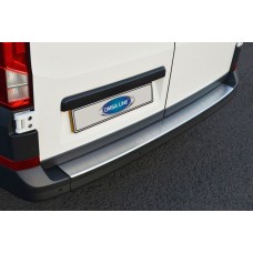 Накладка на задній бампер (Omsa, нерж) Матова для Volkswagen Crafter 2016- рр