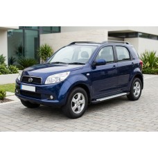 Бокові пороги Allmond Grey (2 шт, алюміній) для Daihatsu Terios 2006-2017 рр