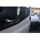Окантовка стекол OmsaLine (2 шт, нерж.) Carmos - Турецкая сталь для Ford Transit 2000-2014 гг