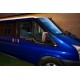 Окантовка стекол OmsaLine (2 шт, нерж.) Carmos - Турецкая сталь для Ford Transit 2000-2014 гг