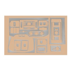 Накладки на панель (2006-2025) Алюміній для Ford Transit рр