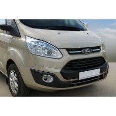 Накладки на противотуманки 2013-2018 (2 шт., пласт) для Ford Custom рр