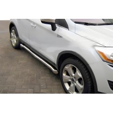 Боковые трубы (2 шт., нержавейка) для Ford Kuga 2008-2013 гг