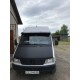 Козирьок на лобове скло (чорний глянець, 5мм) для Mercedes Sprinter W901/902/903/904/905 1995-2006 рр