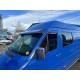 Козирьок на лобове скло (чорний глянець, 5мм) для Mercedes Sprinter W901/902/903/904/905 1995-2006 рр