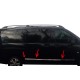 Молдинг дверний (6 частин, нержавійка) Довга, 2 бокові двері для Mercedes Vito / V-class W447 2014- рр