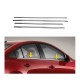 Окантовка вікон (4 шт, нерж) Седан для Mazda 3 2009-2013 рр