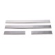 Накладки на пороги Carmos (4 шт, нерж) для Toyota Corolla 2007-2013 рр