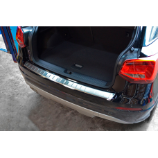 Накладка на задний бампер OmsaLine (нержавейка) для Ауди Q2 2016- гг