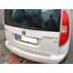 Накладка на задній бампер (нерж) Матова для Skoda Roomster 2006-2015 рр