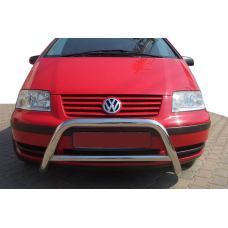 Передний кенгурятник WT005 (нержавейка) для Ford Galaxy 1995-2006 гг