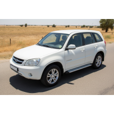 Боковые Подножки Maya V2 (2 шт., Алюминий) для Chery Tiggo 1 2005-2016 гг