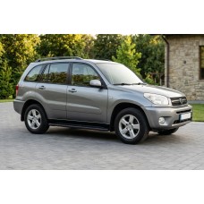 Бокові пороги Bosphorus Black (2 шт., алюміній) для Toyota Rav 4 2001-2005 рр