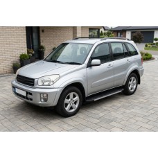 Боковые Подножки Duru (2 шт., Алюминий) для Toyota Rav 4 2001-2005 гг