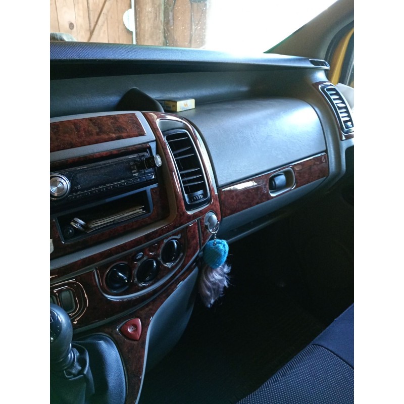 Накладки на панель Чорний для Nissan Primastar 2002-2014 рр Накладки на панель Чорний для Nissan Primastar 2002-2014 рр