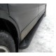 Бокові пороги Allmond Black (2 шт., алюміній) Довга база для Nissan NV300/Primastar 2016-рр