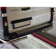 Задние уголки (2 шт, нерж) для Nissan NV300/Primastar 2016-гг