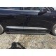 Бокові пороги Bosphorus Yeni Black (2 шт., алюміній) для Ауди Q7 2015- рр