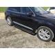 Бокові пороги Bosphorus Yeni Black (2 шт., алюміній) для Ауди Q7 2015- рр