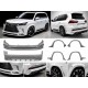Комплект обвісів (Wald) Під фарбування для Lexus LX570/450d 2008-2022 рр