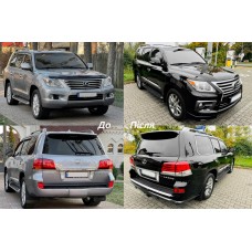 Комплект рестайлінгу авто 2008-2012 на F-Sport для Lexus LX570/450d