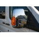 Накладки на дзеркала (2 шт, хром) Хромований пластик для Ford Transit 2014- рр