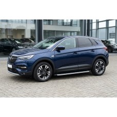 Боковые Подножки Fullmond (2 шт, Алюминий) для Opel Grandland X 2017- гг