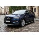 Боковые Подножки Tayga Grey (2 шт, Алюминий) для Opel Grandland X 2017- гг