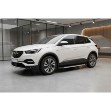 Боковые Подножки Duru (2 шт., Алюминий) для Opel Grandland X 2017- гг