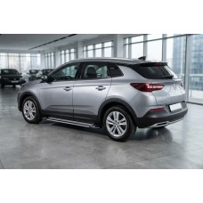 Боковые Подножки Rainbow (2 шт., Алюминий) для Opel Grandland X 2017- гг
