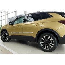 Молдинг дверний (4 шт, нерж) для Opel Grandland X