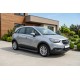 Боковые Подножки Allmond Black (2 шт., Алюминий) для Opel Crossland X 2017-2024 гг