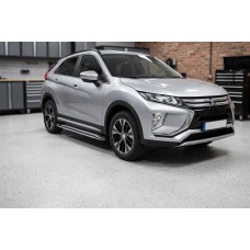 Бокові пороги Rainbow (2 шт., алюм.) для Mitsubishi Eclipse Cross 2017- рр