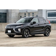 Боковые Подножки Allmond Black (2 шт., Алюминий) для Mitsubishi Eclipse Cross 2017- гг