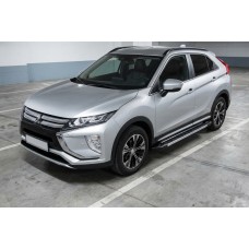Боковые пороги RedLine V1 (2 шт., алюминий) для Mitsubishi Eclipse Cross 2017- гг