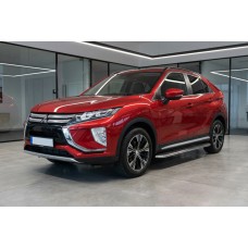 Боковые Подножки Maydos V1 (2 шт., Алюминий и Нержавейка) для Mitsubishi Eclipse Cross 2017- гг
