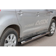 Боковые трубы BB002 (2 шт., нержавейка) для Mitsubishi Eclipse Cross 2017- гг