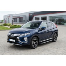 Боковые Подножки Maya V1 (2 шт., Алюминий) для Mitsubishi Eclipse Cross 2017- гг