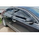 Ветровики с хромированным молдингом SD (4 шт, HIC) для Volkswagen Passat B6 2006-2012 гг