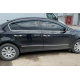 Ветровики с хромированным молдингом SD (4 шт, HIC) для Volkswagen Passat B6 2006-2012 гг