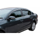 Ветровики с хромированным молдингом SD (4 шт, EU, HIC) для Volkswagen Passat B7 2012-2015 гг