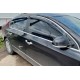 Ветровики с хромированным молдингом SD (4 шт, EU, HIC) для Volkswagen Passat B7 2012-2015 гг