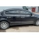 Ветровики с хромированным молдингом SD (4 шт, EU, HIC) для Volkswagen Passat B7 2012-2015 гг
