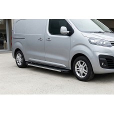 Бокові пороги Maya V1 (2 шт., алюміній) M - Середня база для Citroen Jumpy/Dispatch 2017- рр