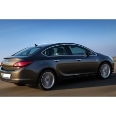 Повна окантовка стекол (Sedan, 12 шт, нерж) для Opel Astra J 2009-2015 рр
