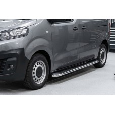 Бокові пороги Maydos V1 (2 шт., алюміній -2026 нерж) XS – Коротка база для Citroen SpaceTourer 2016- рр